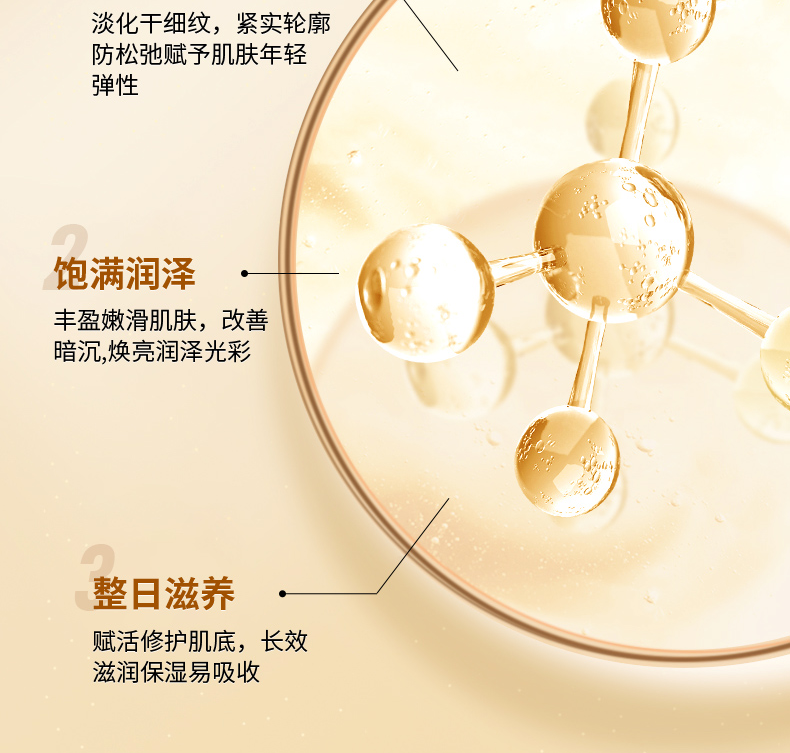 南京同仁堂抗皱面霜六胜肽提拉紧致淡化细纹法令纹眼纹鱼尾纹川字纹男女50g