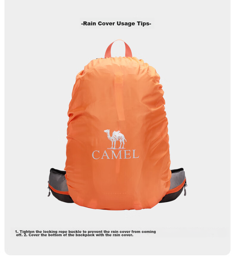 Рюкзак CAMEL Outdoor Professional Hiking Backpack, многофункциональный, большой емкости, для мужчин и женщин, для походов и путешествий, 7S3AC3034A, темно-серый