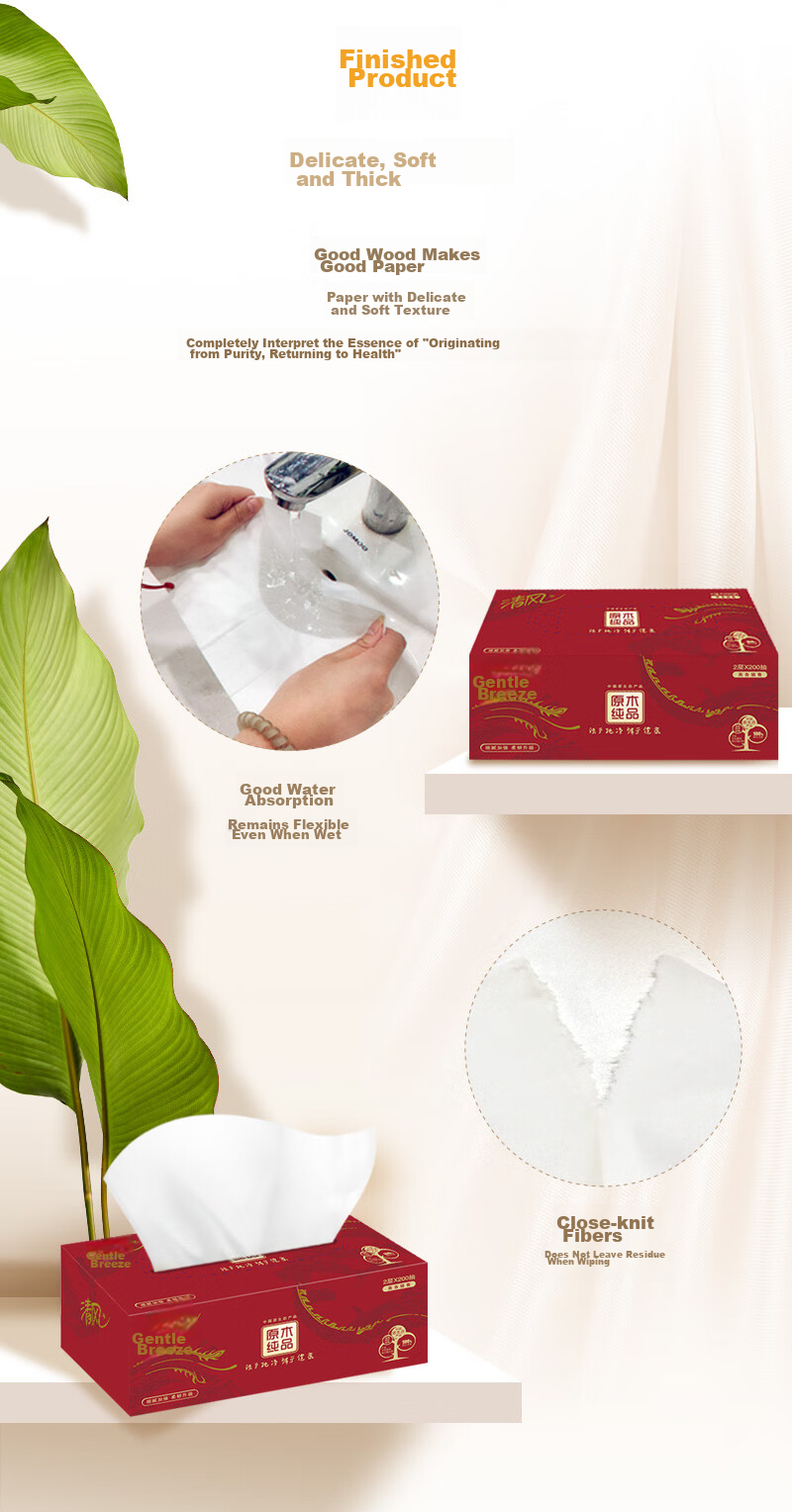 Бумажные салфетки APP Facial Tissues, 2-слойные, 200 листов*36 упаковок, XL размер, для бизнеса, упаковка из 36 коробок