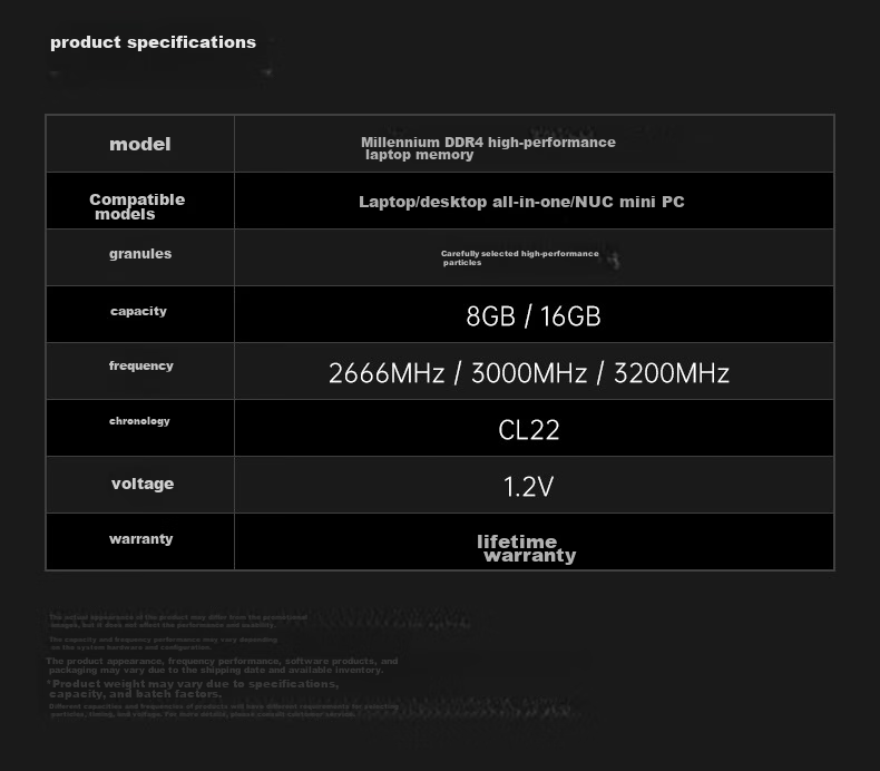 Оперативная память GEIL Jinnbang 16GB DDR4-3200 SO-DIMM, 1x16GB, CL22, 1.2V