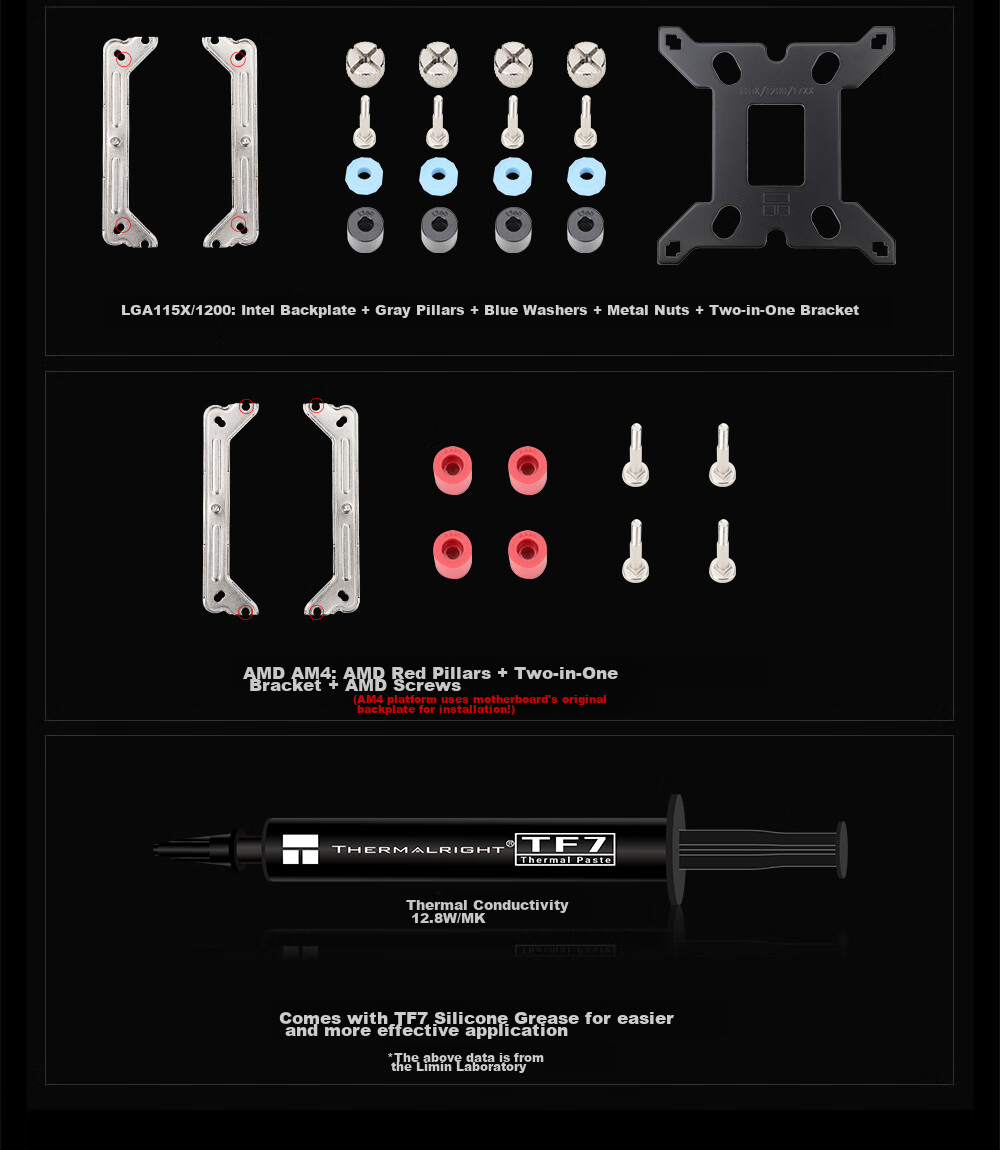 Кулер для процессора Thermalright Burst Assassin 120, 6 тепловых трубок, медное основание, воздушное охлаждение, BA120