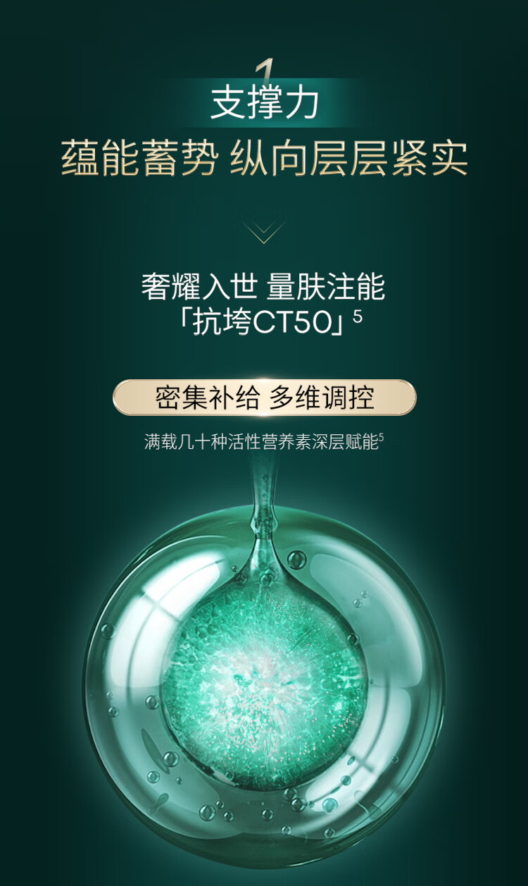 夸迪5D玻尿酸动能支撑轻龄霜50g深层呵护肌肤屏障乳液面霜女