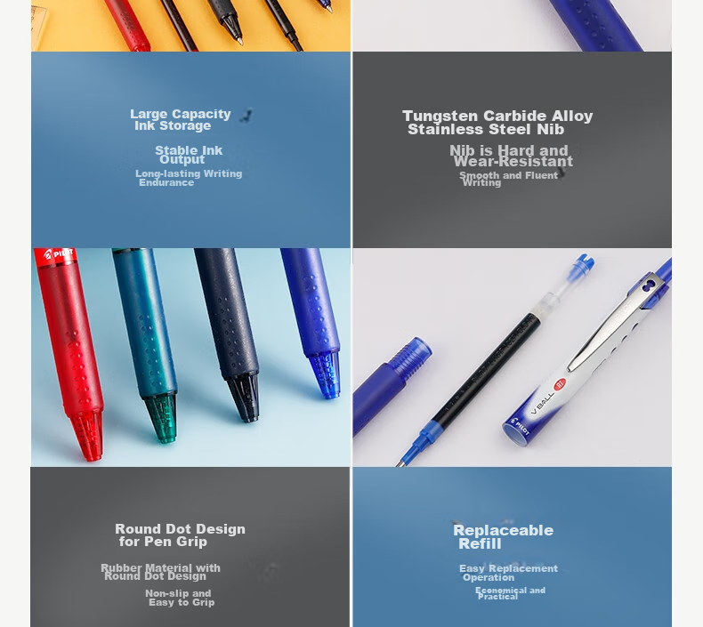 Ручка гелевая PILOT Retractable Weibao Panda Pen BLRT-VB7, 0.7 мм, синяя, 1 шт.