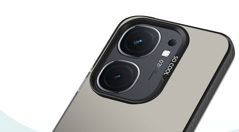 Противоударный чехол Baozou для VIVO IQOONeo9/9pro, силиконовый край, матовый, серый