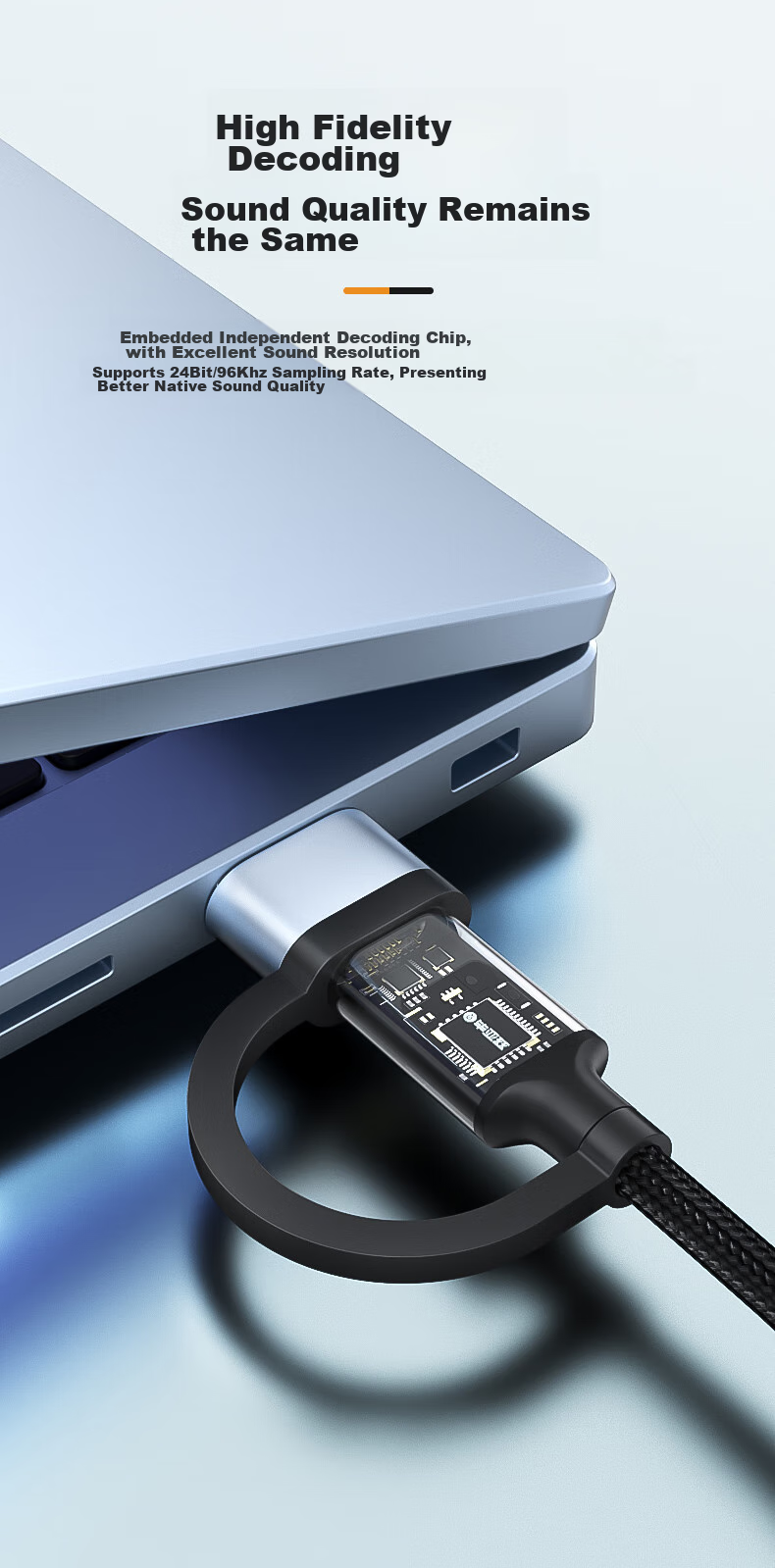 Внешняя звуковая карта BIAZE Type-C/USB, с ЦАП, для подключения к ПК, ноутбуку, телефону, конвертер 3.5 мм для наушников, микрофона, динамиков