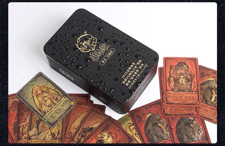 Коллекционная карточная игра "Langrensha" 2025 Gold Collector's Edition, "Nightfall Please Close Your Eyes", водонепроницаемые карты из ПВХ, настольная игра для детей