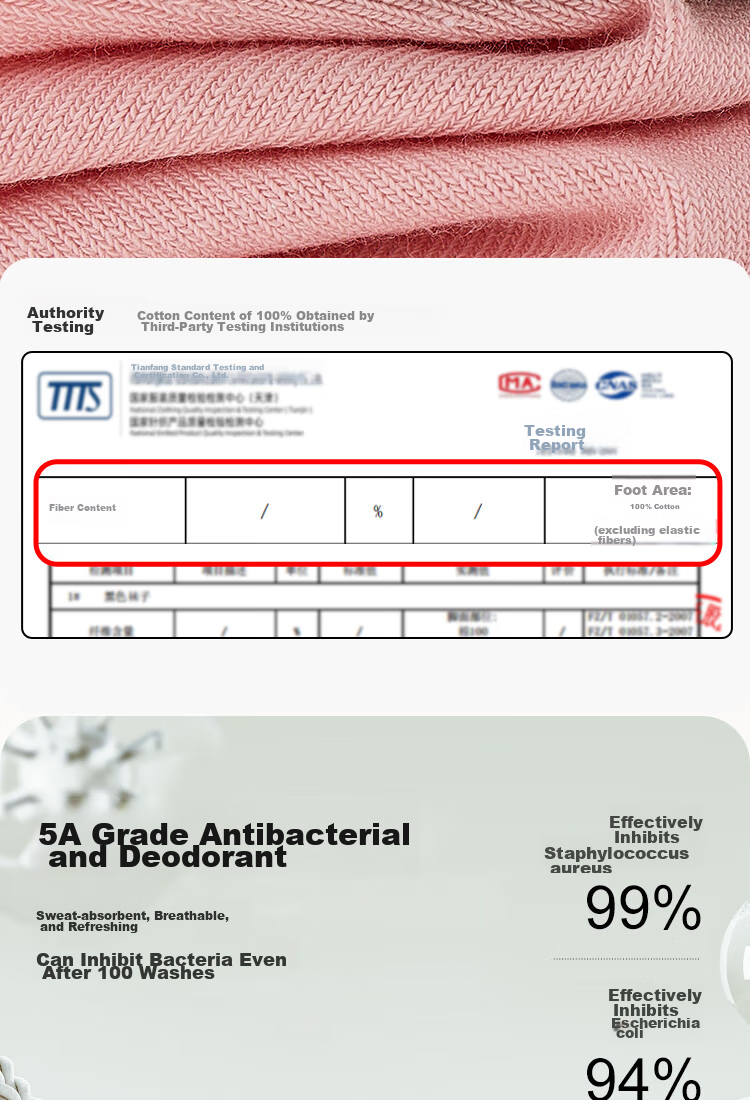 Носки Ordifen, женские, 5 пар, 100% хлопок, антибактериальные, короткие, белые