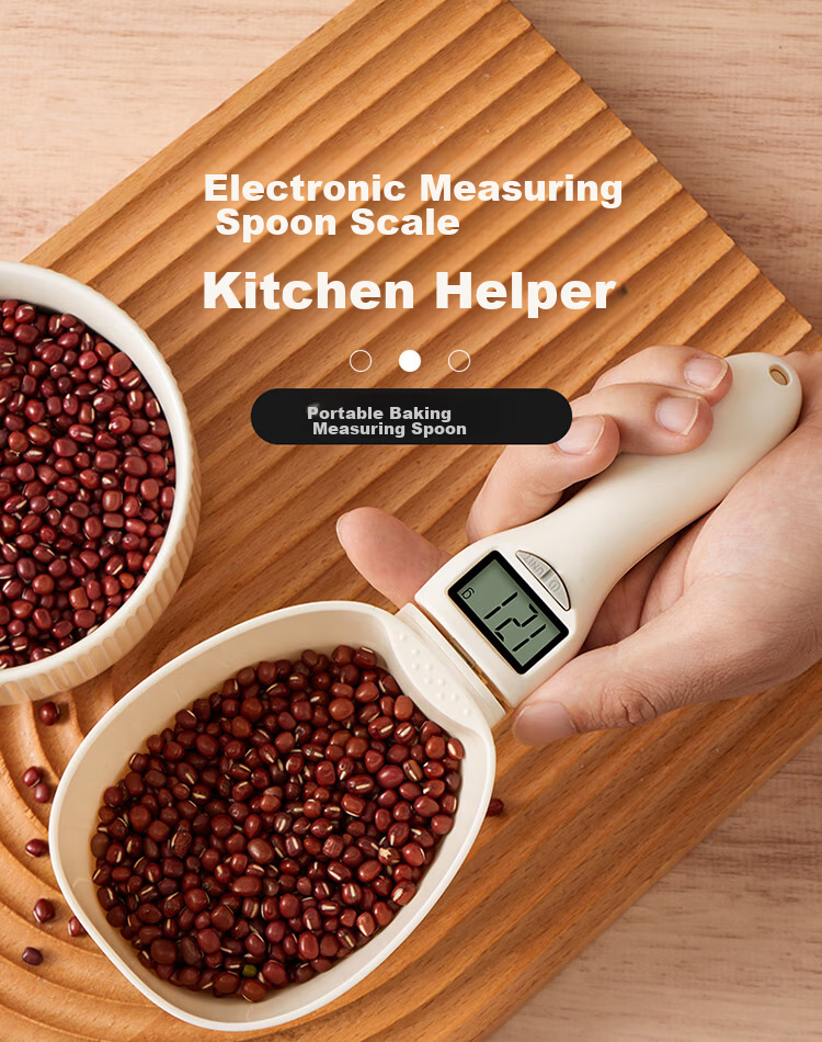 Кухонные весы BJ Electronic Measuring Spoon Scale, электронные, для выпечки, мерная ложка для детского питания, 1 г, нержавеющая сталь, Китай