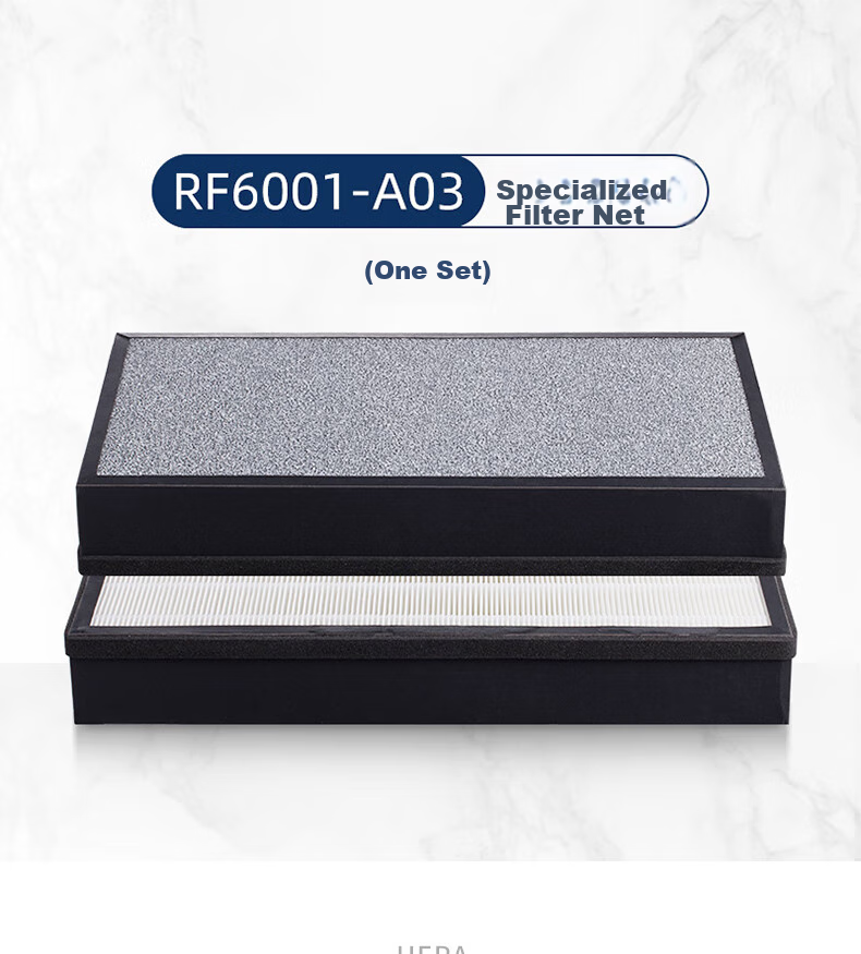 Фильтр для очистителя воздуха SOLEUSAIR RF6001, HEPA, антибактериальный, для удаления формальдегида и аллергенов
