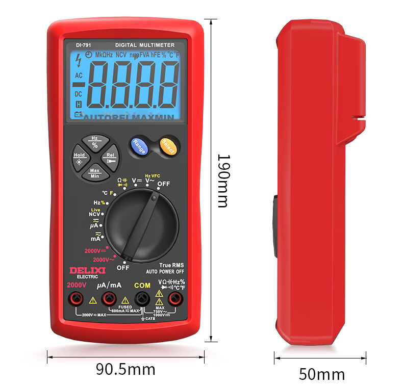 Мультиметр DELIXI ELECTRIC 2000В