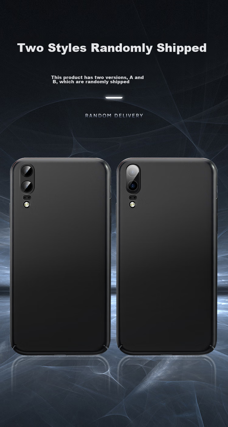 Чехол BIAZE для Huawei P20, защитный, полный охват, противоударный, ультратонкий, с рассеиванием тепла, матовый, защита от отпечатков пальцев, ощущение голого телефона, жесткий корпус для мужчин и женщин JK335-Черный