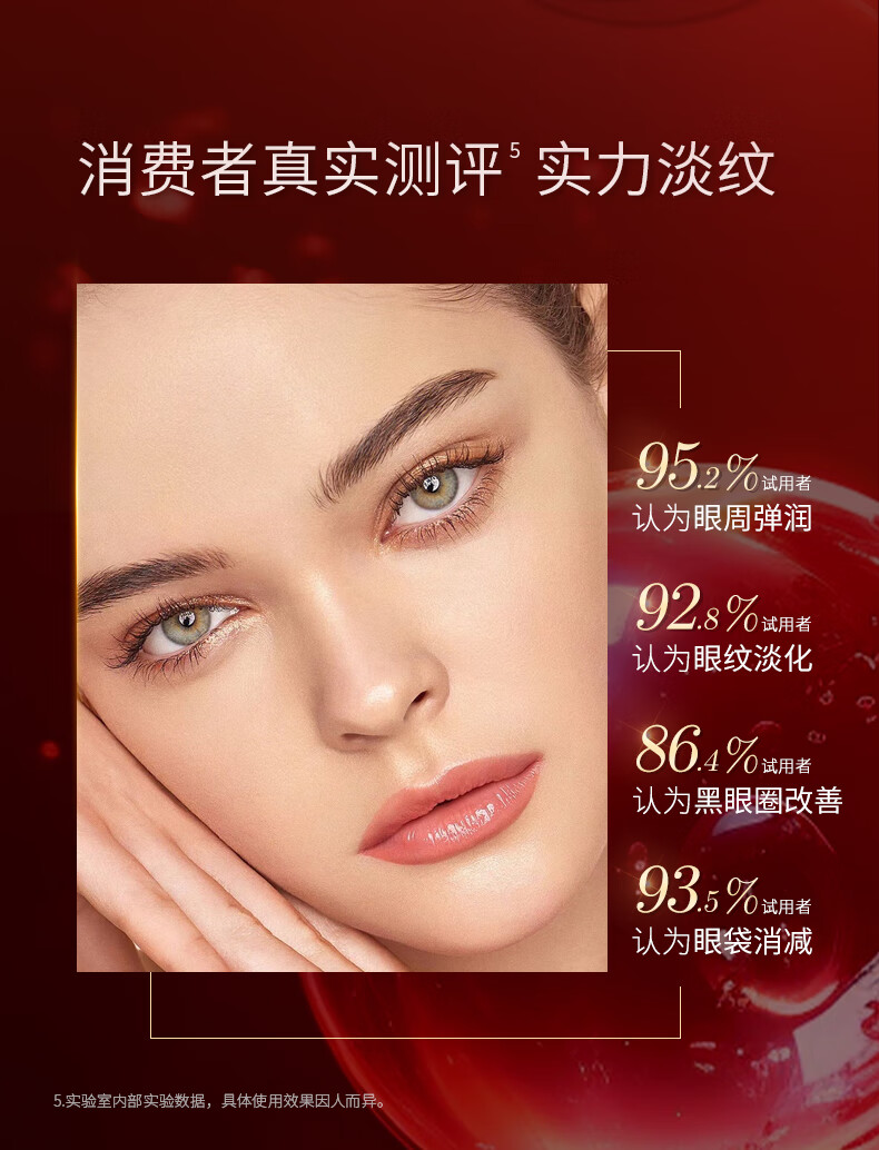 伊思（It’s skin）红参蜗牛滚珠眼霜改善黑眼圈眼消肿全脸淡纹(内含赠品共到手2支)
