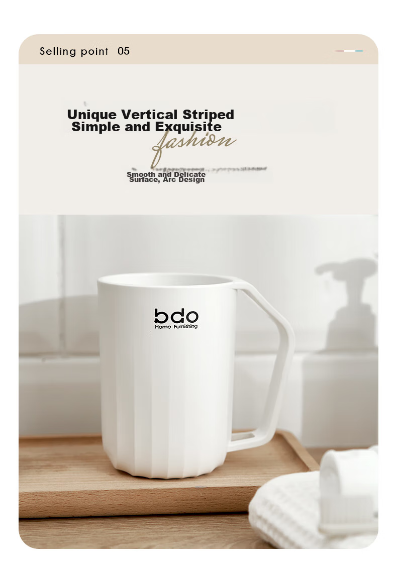 Стакан для полоскания рта BDO, 2 шт., для взрослых и детей, с держателем для зубной щетки, пластик