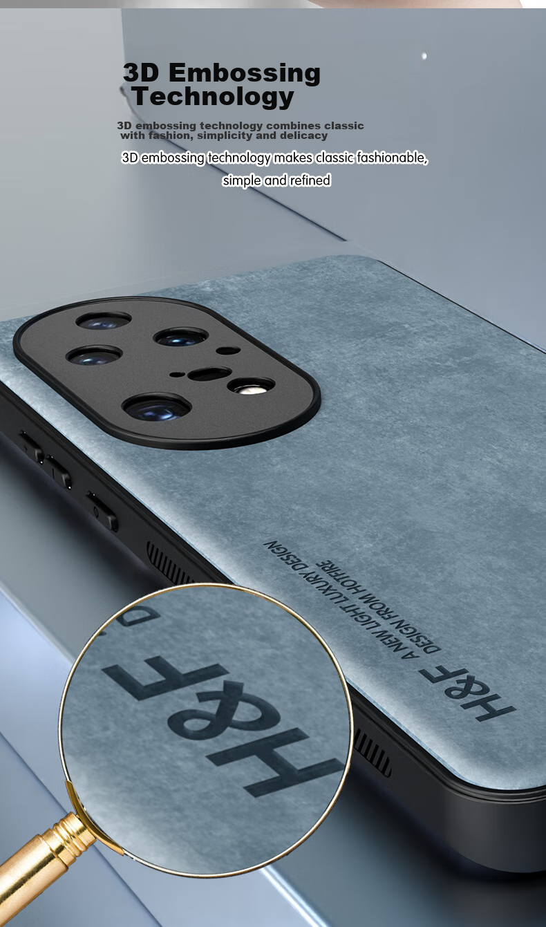 Чехол HotFire для Huawei P50, черный, из натуральной кожи
