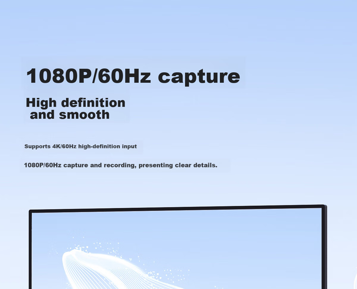 Карта захвата Hagibis UHC10, HDMI на Type-C, 1080P@60Hz, для прямой трансляции и записи, совместима с Switch, PS5, Xbox, iPad, ноутбуками