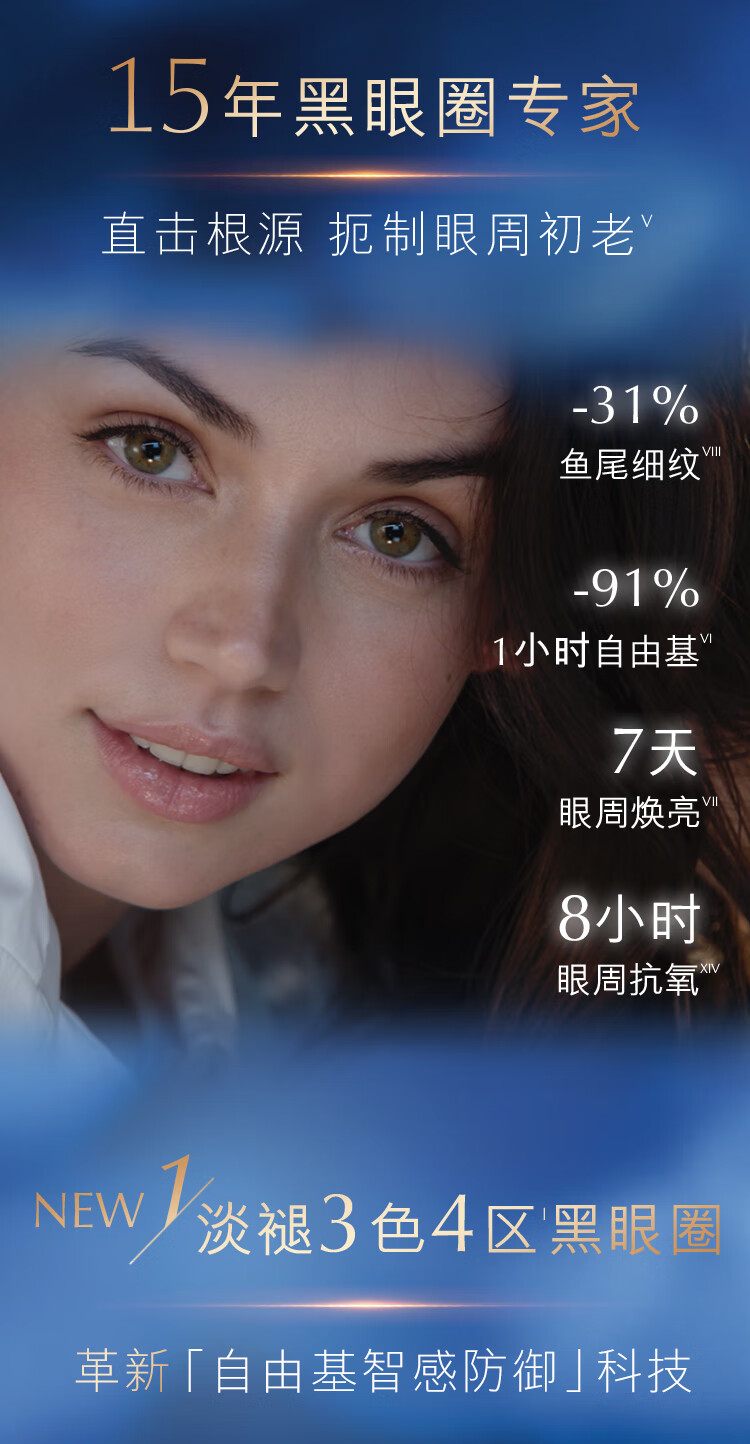 雅诗兰黛小棕瓶精华眼霜15ml护肤品化妆品礼盒淡化细纹女神节礼物送女友