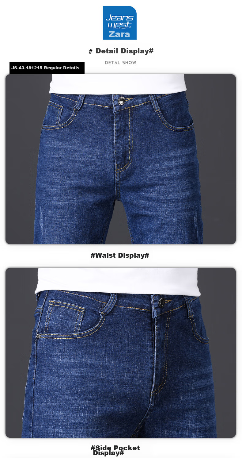 Джинсы мужские Jeanswest, утепленные, зимние, 2025, прямые, тонкие, теплые, черные, размер 29