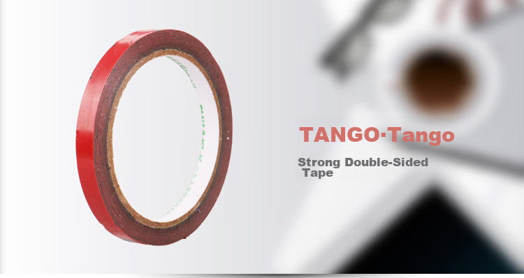 Двусторонний скотч TANGO, 10 мм x 3 м, 2 рулона, универсальный, для дома и авто