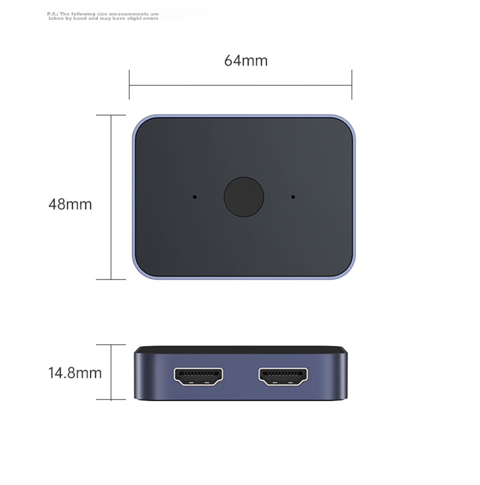 HDMI 2.1 переключатель ULT-unite, 8K/60Hz, 2 входа/1 выход или 1 вход/2 выхода, двухнаправленный сплиттер HD видео, для компьютера, ТВ, проектора