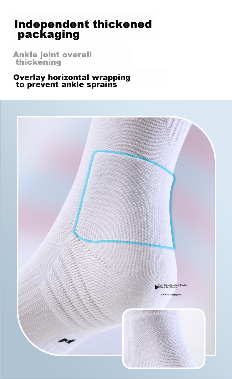 Футбольные носки KELME, профессиональные, высокие, противоскользящие, для тренировок и матчей, белые, размер L