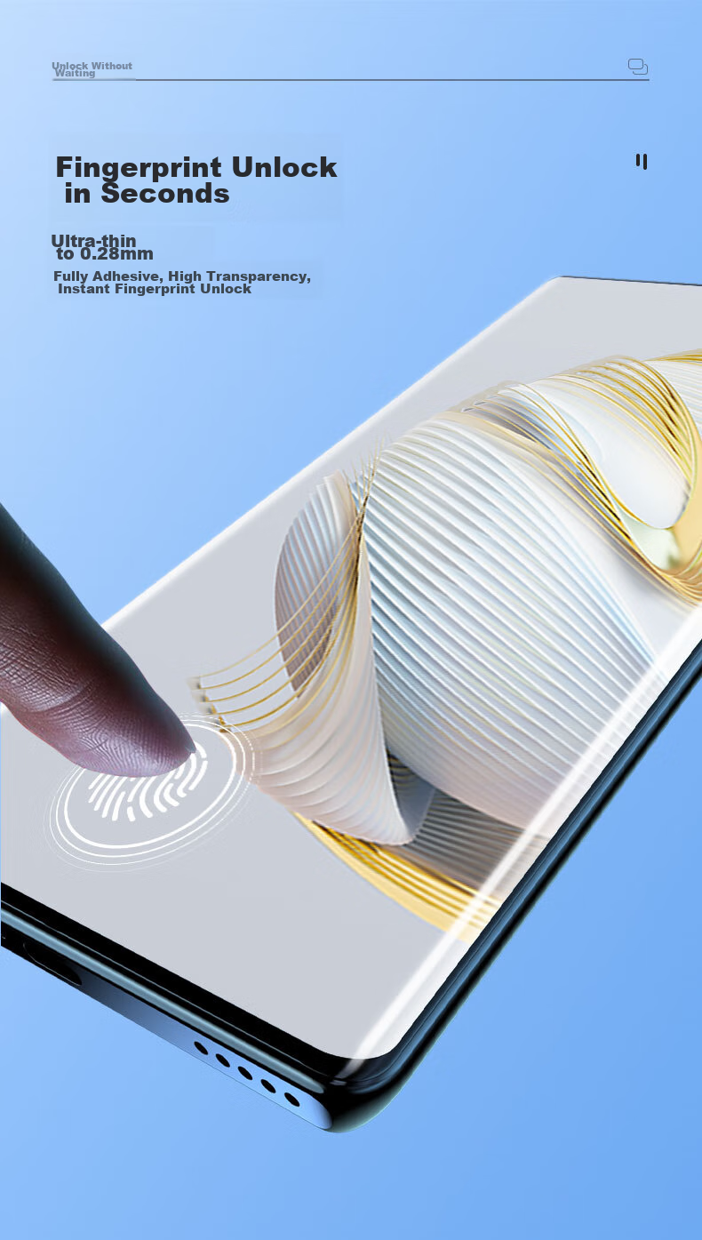 Защитное стекло LLUNC для Huawei Nova 10, ультратонкое, полное покрытие, высокая четкость, защита от падений и отпечатков пальцев