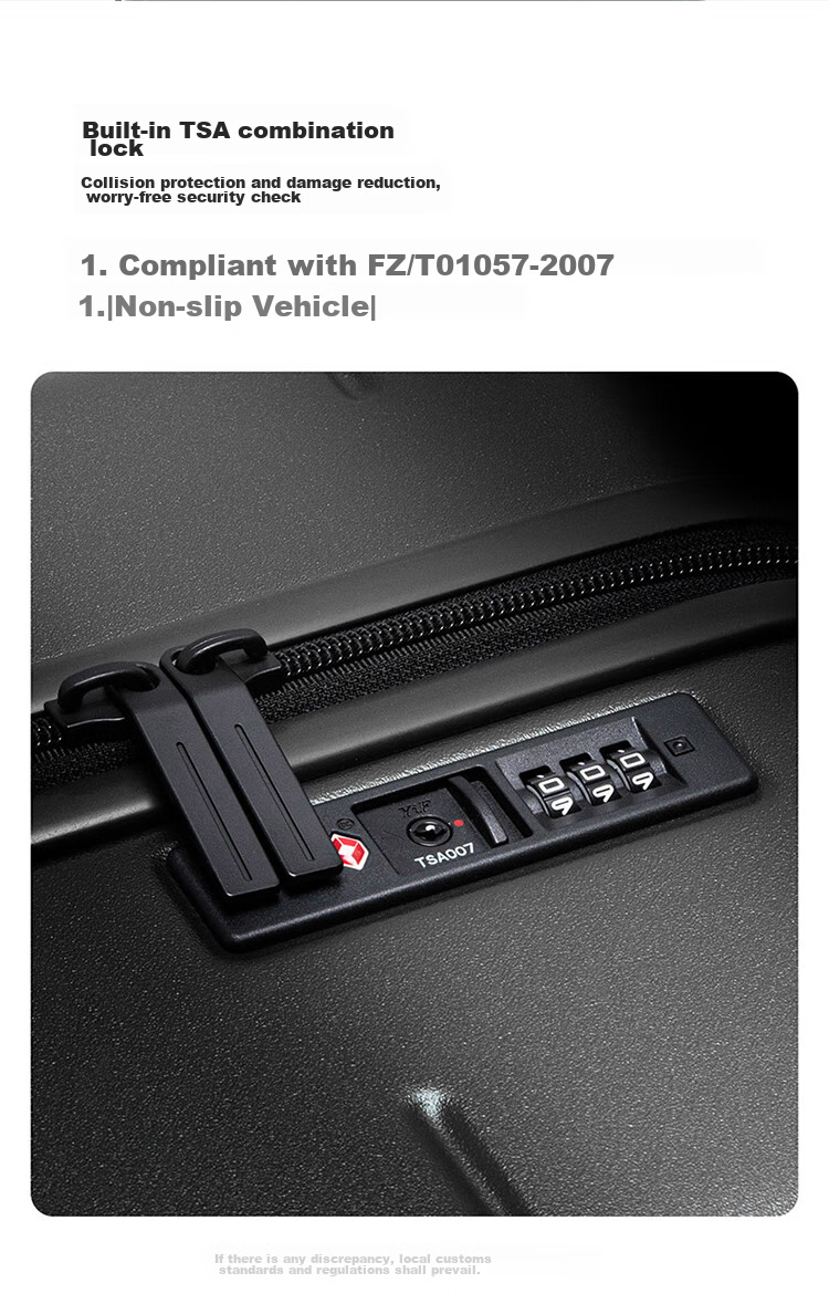 Чемодан Xiaomi Mijia Luggage, 28 дюймов, черный, PC, с кодовым замком