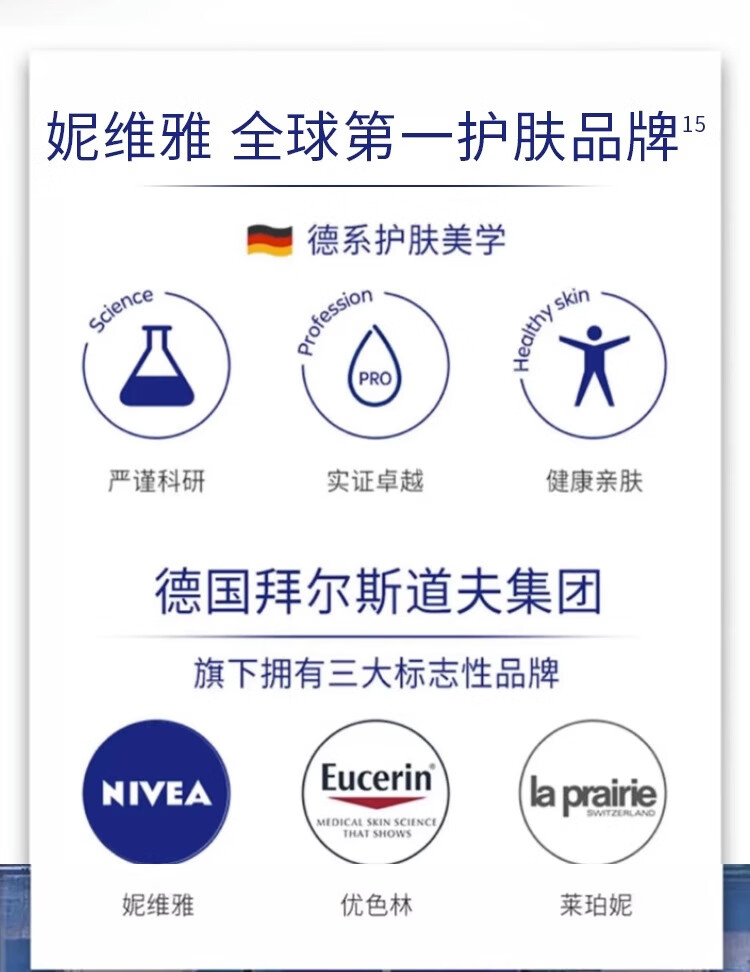 妮维雅（NIVEA）植物A醇补骨脂酚精华液30ml  紧致抗皱淡纹护肤品 生日礼物女