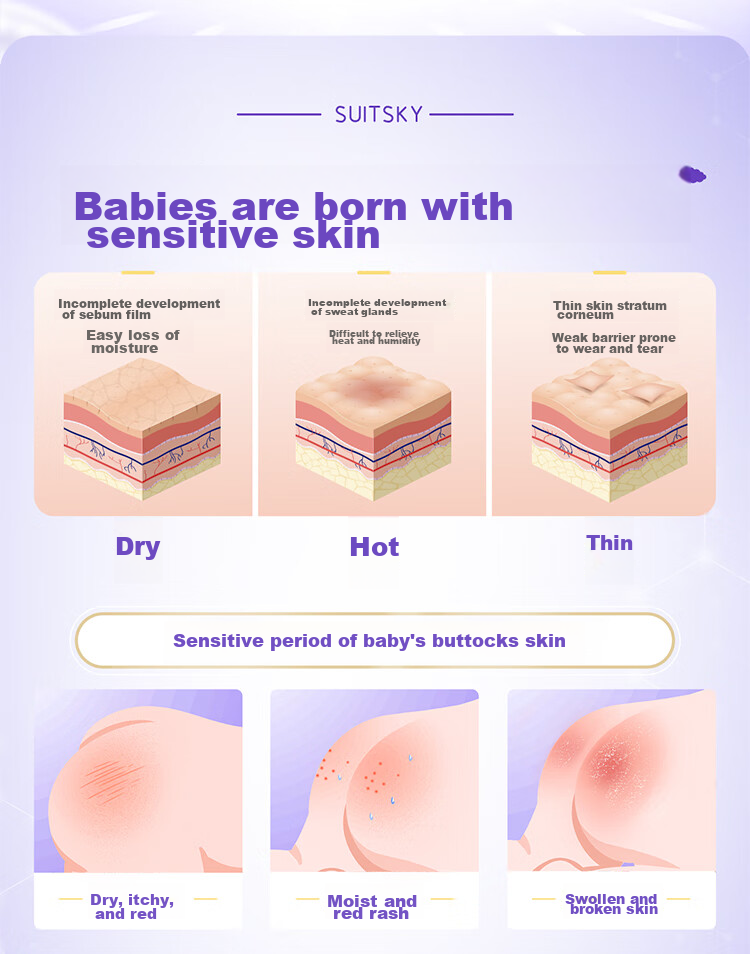 Подгузники-трусики Suitsky Vitamin E Pro Cream, XXXL, 26 шт., 17 кг и более, для чувствительной кожи, мягкие