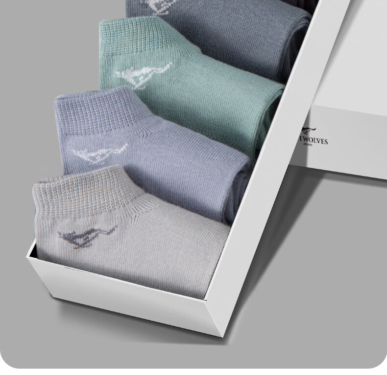 Мужские носки SEPTWOLVES, лодочки, короткие, 100% хлопок, антибактериальные, комфортные и дышащие, черные, 6 пар