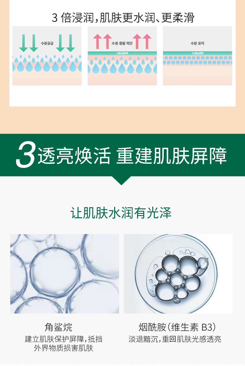 VT CICA老虎睡眠面膜4ml*20支/盒 涂抹式补水保湿面膜女 积雪草精华