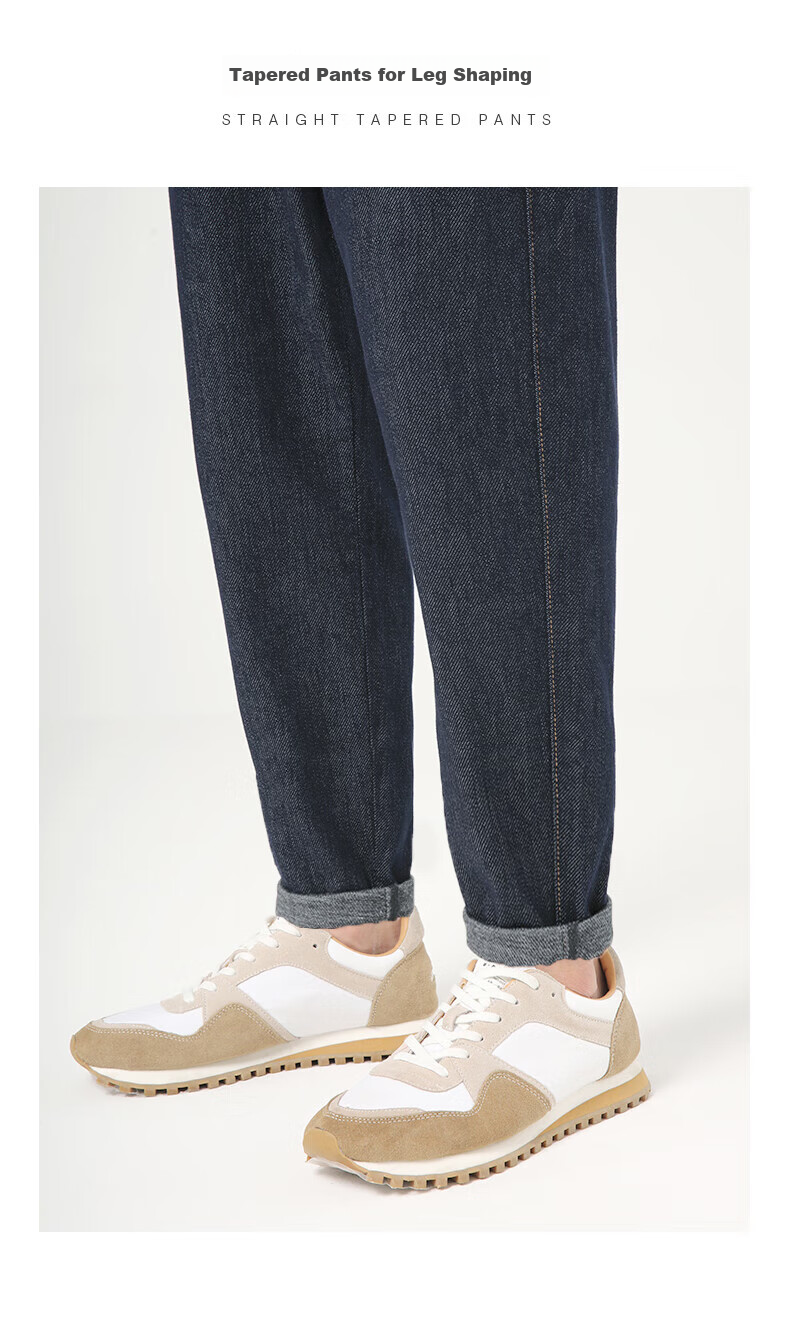 Джинсы MARKLESS [Original Color Jeans] мужские, текстурированные, осенне-зимние, модель 1031, цвет Деним Синий [Стойкий цвет], размер 29