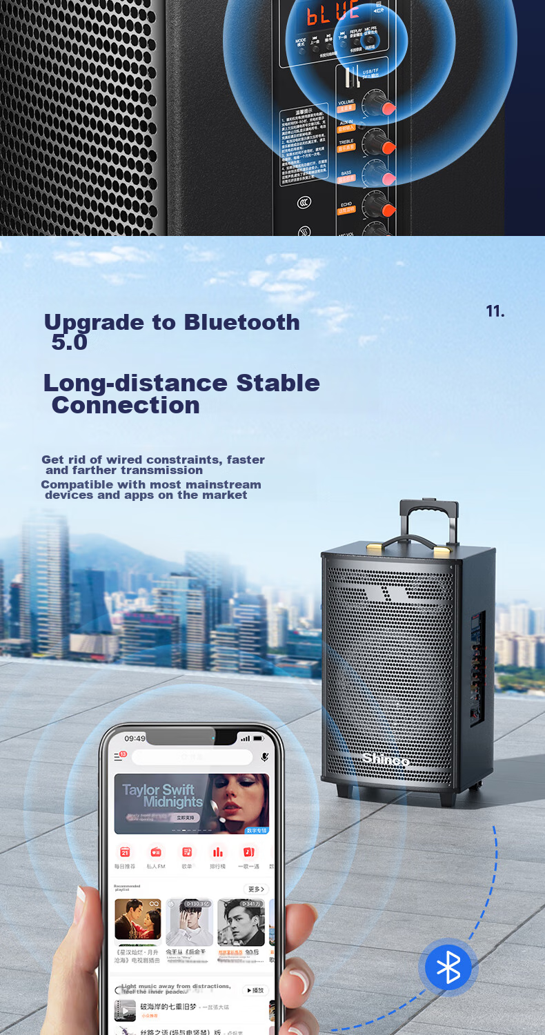 Портативная колонка Shinco T30