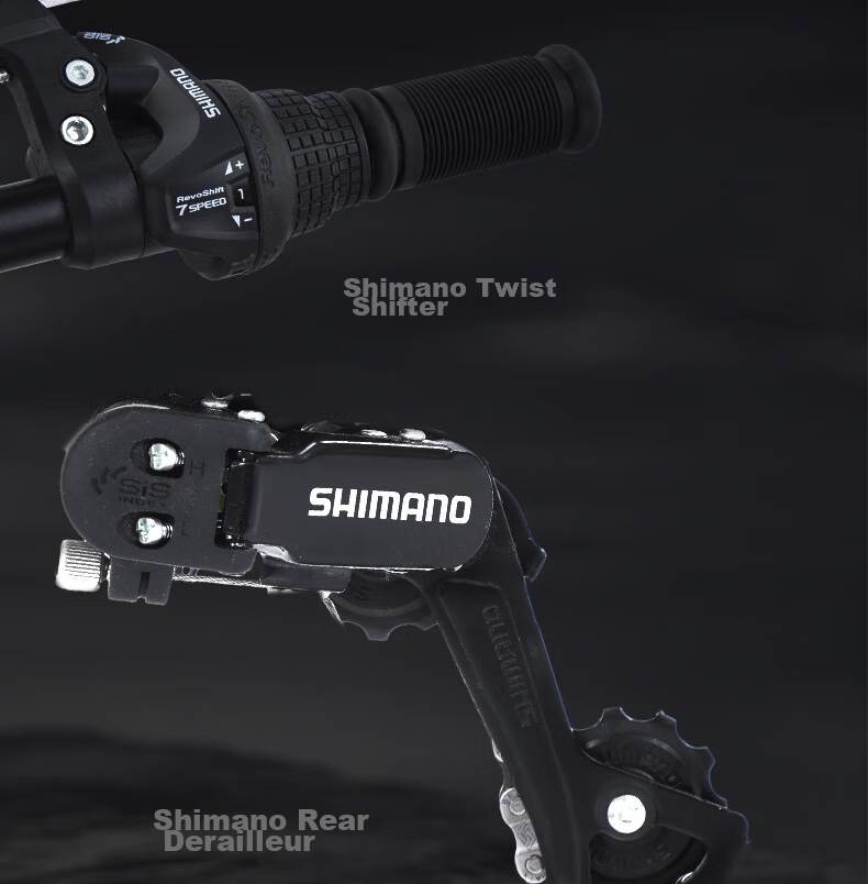 Phoenix Складной велосипед для взрослых, 20-дюймовые колеса, 7 скоростей, Shimano, подходит для мужчин и женщин, портативный городской велосипед