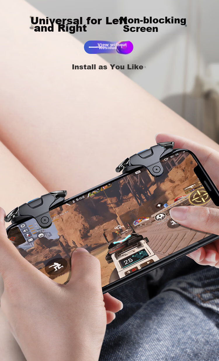 Игровой триггер KOVOL для мобильных игр, автоматический огонь, устройство непрерывной стрельбы одной кнопкой, регулировка частоты, совместимость с Apple и Android
