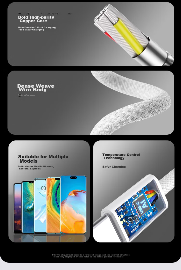 Кабель JOWOYE Apple 15, кабель данных для iPhone 16 Pro Max/Plus, кабель быстрой зарядки USB-C для iPad Pro/Air 5, плетеный кабель зарядки Type-C для CarPlay
