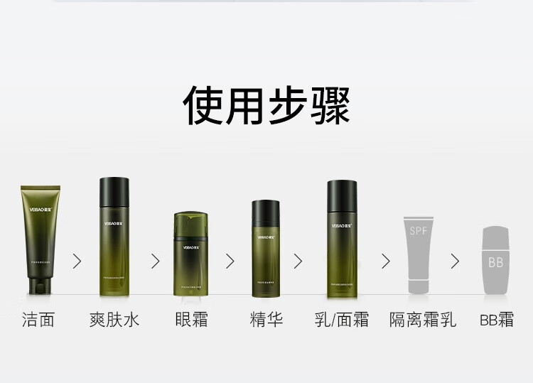 荟宝化妆品套装 芦荟多肽洁水乳面霜新老包装随机发 男女平价礼物 【清爽型】精华水+精华乳 2件套