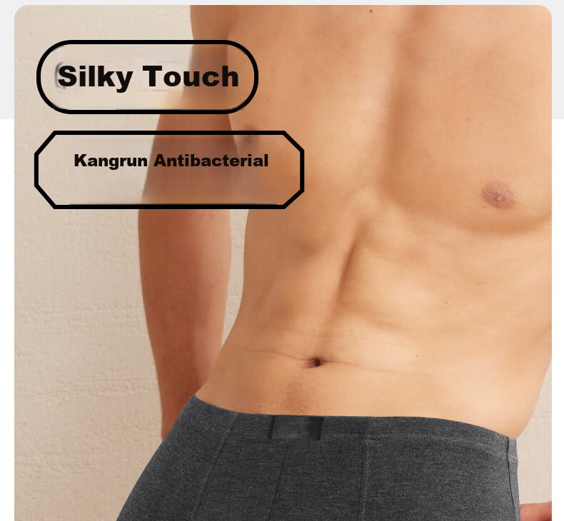 Мужские антибактериальные боксеры SEPTWOLVES, широкие, из модала, удобные, дышащие, 4 шт.