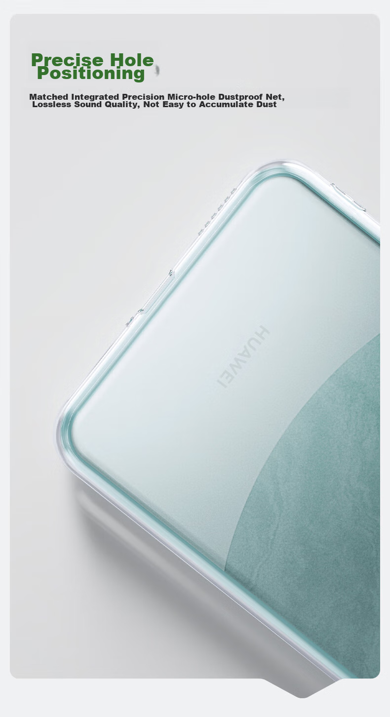 Чехол PISEN для Huawei Mate60 Pro, прозрачный, ультратонкий, противоударный, с защитой камеры