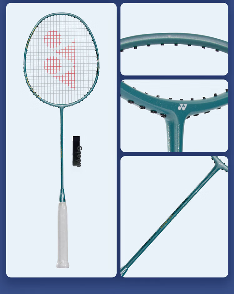 Бадминтонная ракетка YONEX Astrox AX10GC, полнокарбоновая, 4U, струнная, белая и ярко-черная