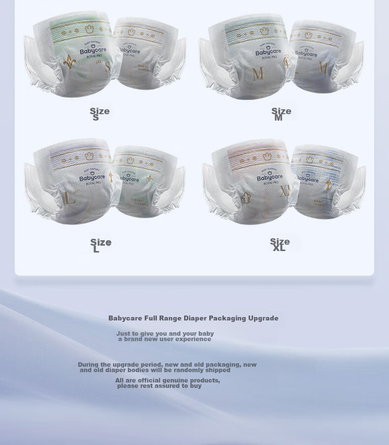 Подгузники Babycare Royal Pro Ultra-Thin Breathable Diapers M40 (6-11кг), ультратонкие, дышащие, с высокой впитываемостью, размер M, 40 шт.