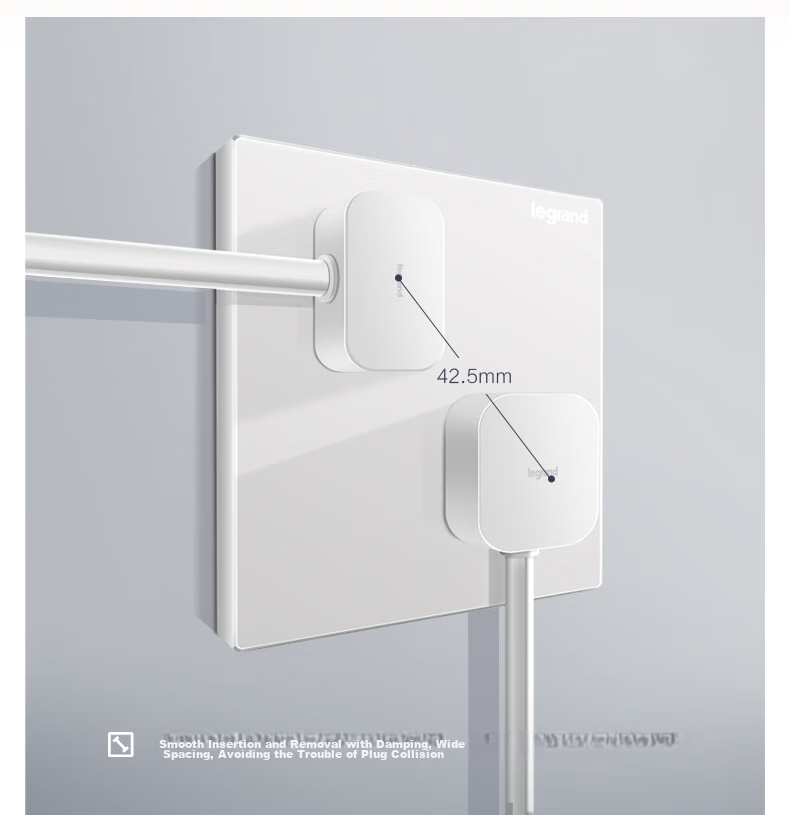 LEGRAND Накладная панель для розеток и выключателей Shidian Milan Gold, без рамки, тип 86, двойной выключатель, одинарное управление