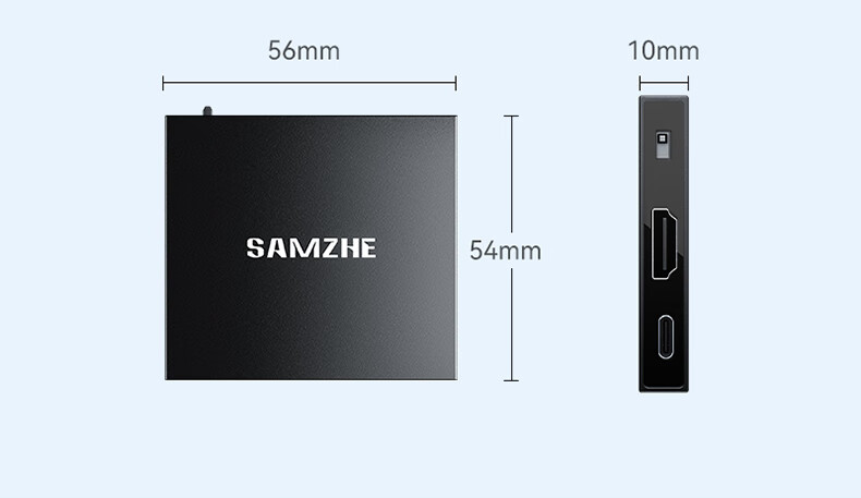 HDMI сплиттер SAMZHE FP26, 1 вход / 2 выхода, 4K@60Hz, HDMI 2.0, для подключения ноутбука к проектору