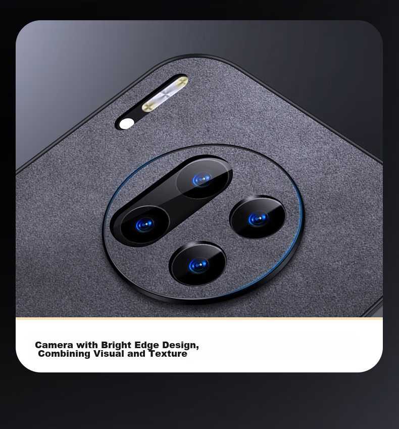Чехол для Huawei Mate30 Pro/Mate30E Pro Shangsu, противоударный, с защитой камеры, из силикона, серый