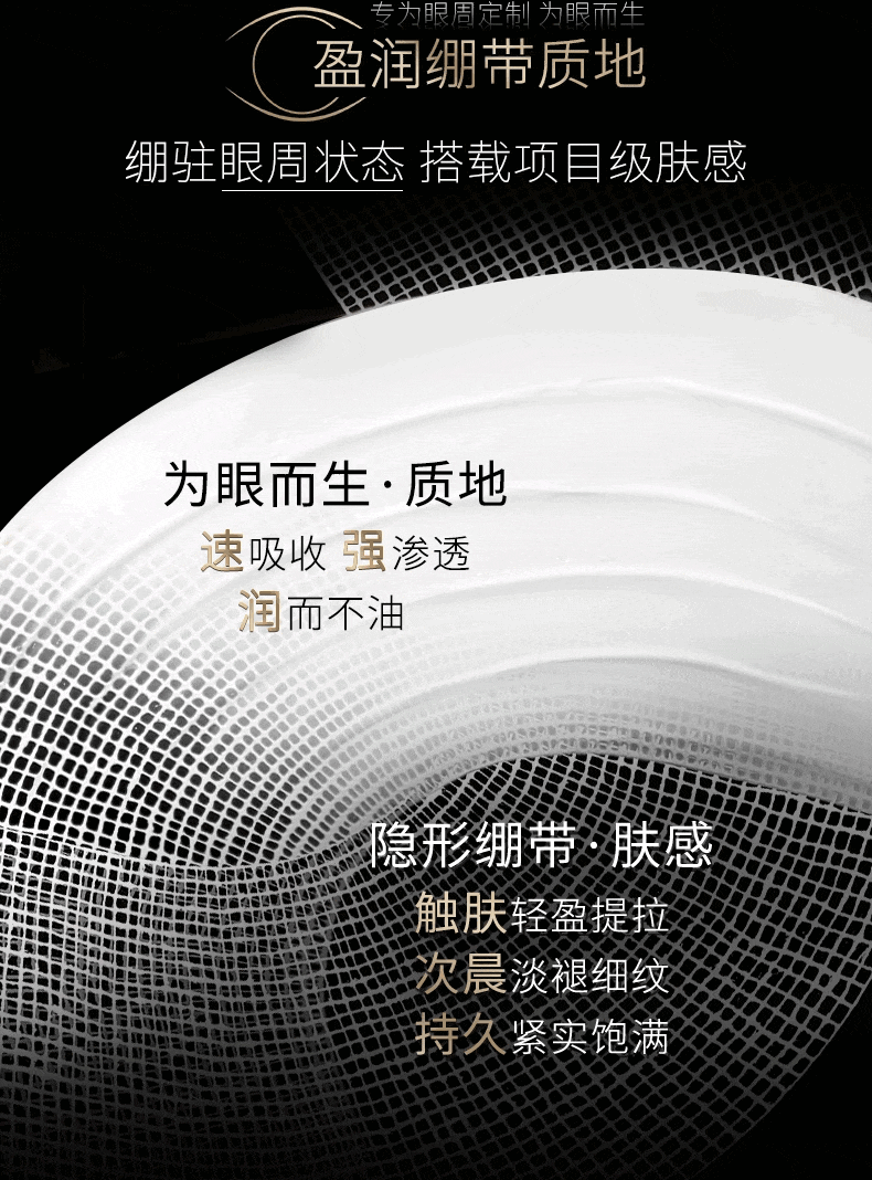 赫莲娜HR领大额回购券-周期绷带护理体验礼黑白绷带黑绷带眼霜