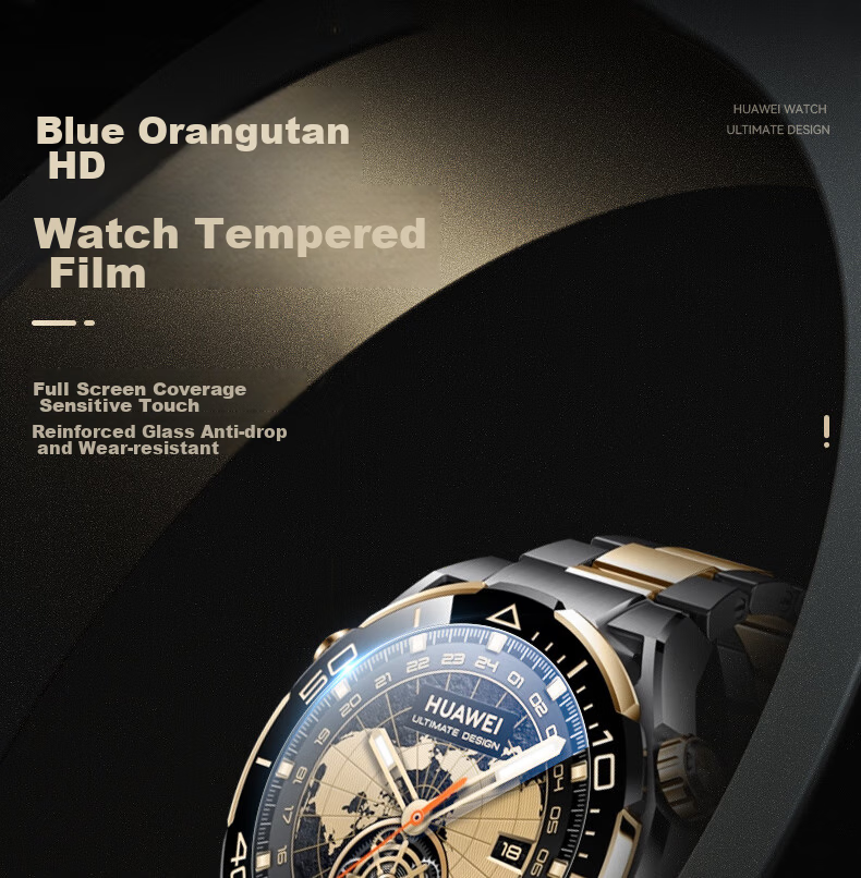 Защитная пленка для экрана Huawei Watch Ultimate, закаленное стекло, высокая четкость, защита от царапин и падений