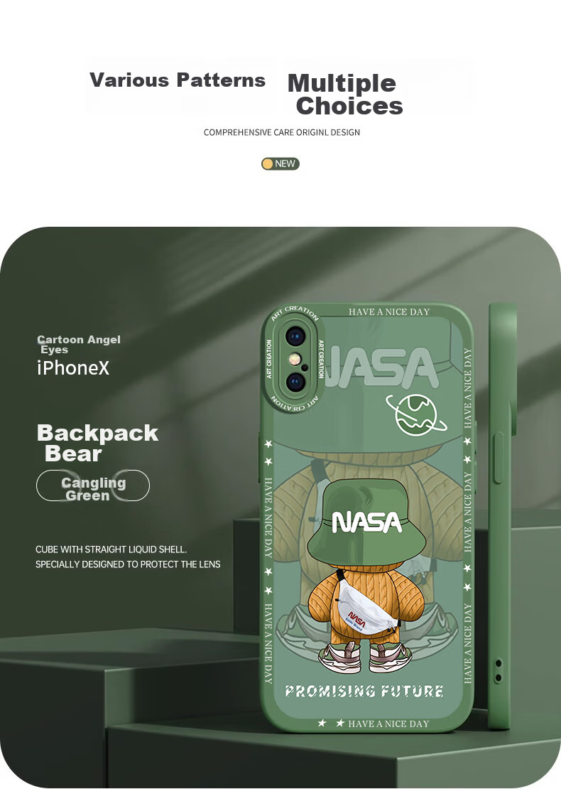 Чехол NEYAA для Apple iPhone X, силиконовый, противоударный, ультратонкий, с полной защитой объектива, синий