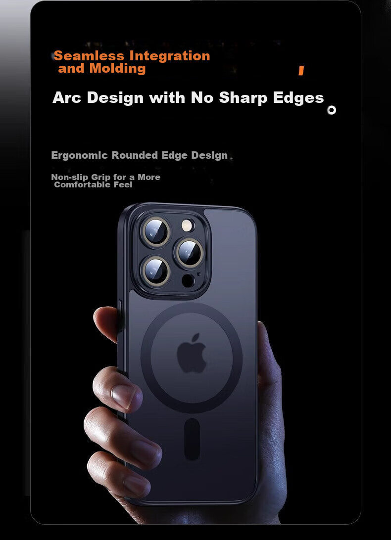 Чехол для Apple iPhone 13 Pro Max DIVI [Skin-Like Magnetic], матовый, противоударный, с поддержкой MagSafe, беспроводной зарядки, защита камеры