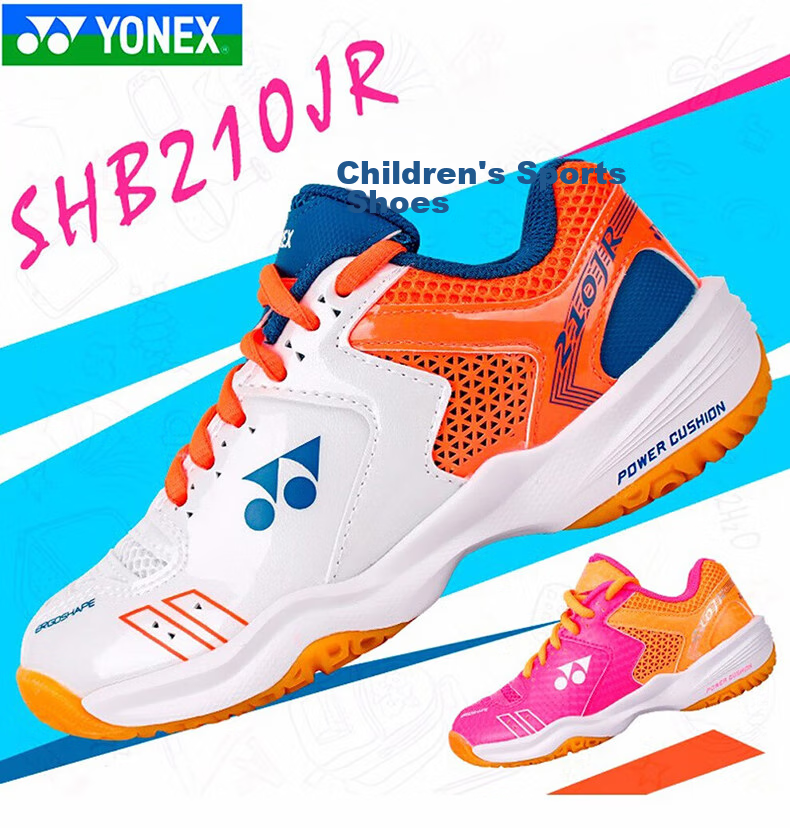 Детские кроссовки для бадминтона YONEX SHB220JRCR Off-White, размер 36