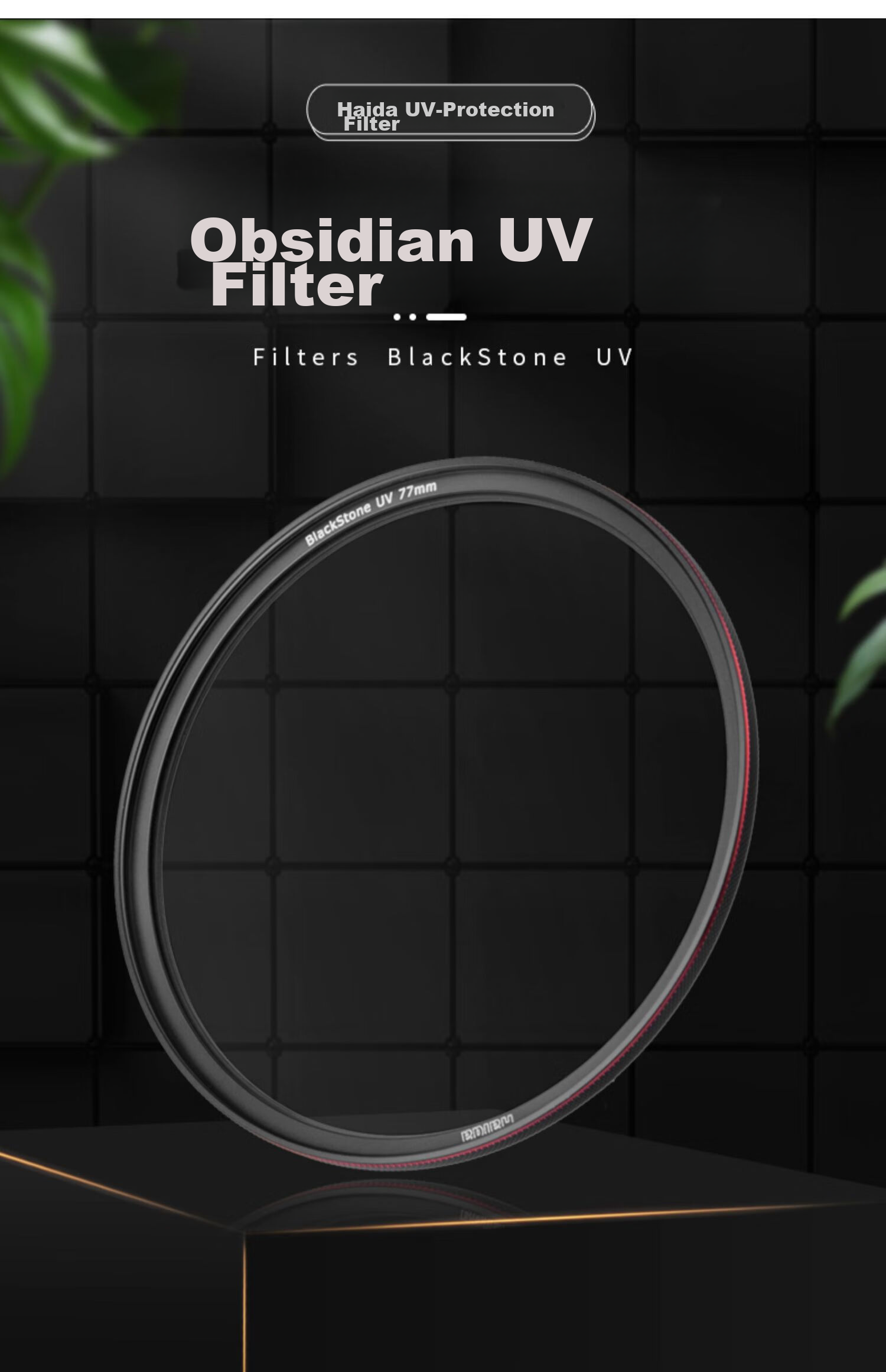 UV-фильтр Haida Black Obsidian, 52 мм, защита объектива, многослойное покрытие, водонепроницаемый, маслостойкий, для камер Canon, Nikon, Sony