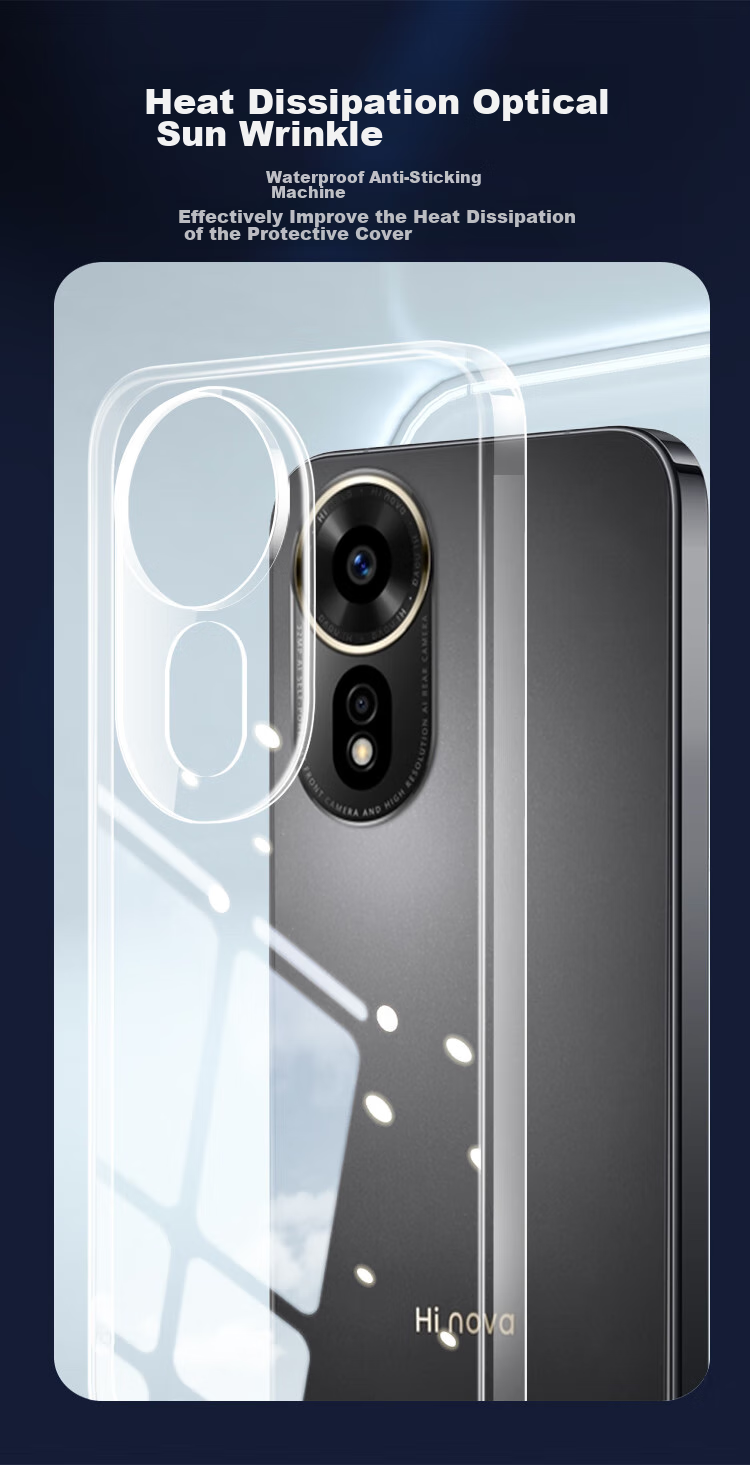 Чехол Freeson для Huawei Hi Nova 12 SE, противоударный, прозрачный, с кольцом-держателем и ремешком